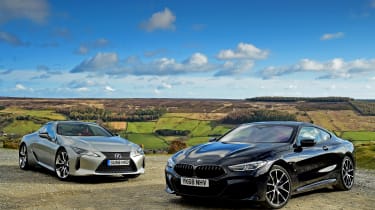 BMW 8 Series vs Lexus LC 
