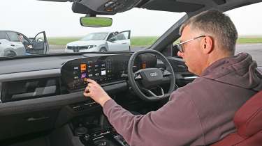 Audi SQ6 - Paul in front seat