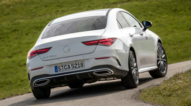 Mercedes CLA - rear cornering