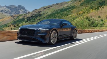 New Bentley Continental GT S - front tracking