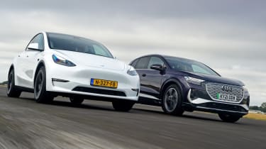 Tesla Model Y vs Audi Q4 e-tron 