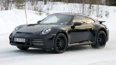 Porsche 911 facelift 2023 - front