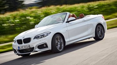 BMW 220d Convertible - front cornering