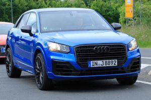 Audi SQ2 spy shots - front quarter