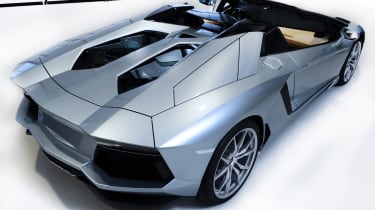 Lamborghini Aventador Roadster front