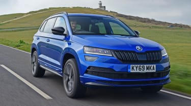 Skoda Karoq - front tracking