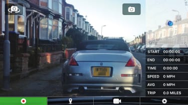 Dash cam app product test dash cam