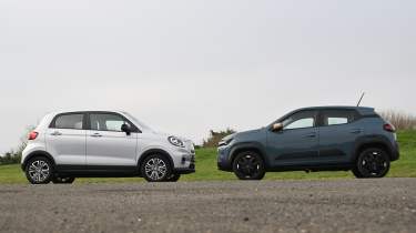 Dacia Spring vs Leapmotor T03 - head to head static