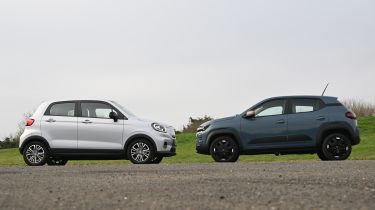 Dacia Spring vs Leapmotor T03 - head to head static