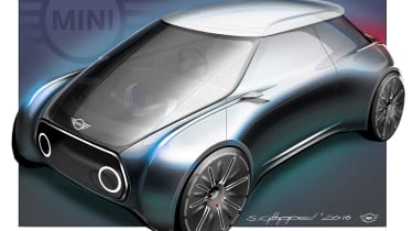 MINI Vision Next 100 concept - sketch front