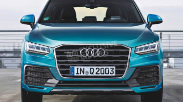 Audi Q2 exclusive - front blue