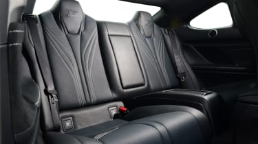 Lexus RC F - rear seats