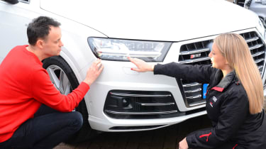 Audi SQ7 long term test - first report front light detail