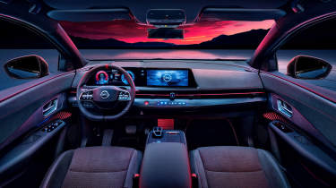 Nissan Ariya Nismo - front interior