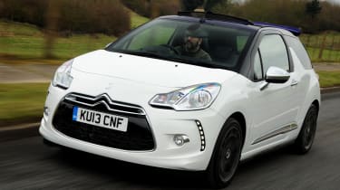 Citroen DS3 Cabrio 1.6 THP front tracking