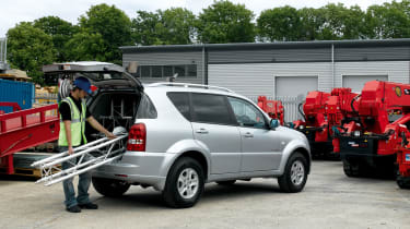 Ssangyong Rexton CS rear door open