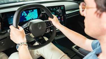 Tom Jervis sat in the facelifted Renault Megane