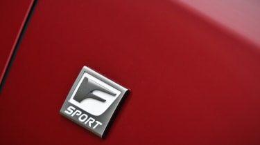 Lexus GS F Sport badge