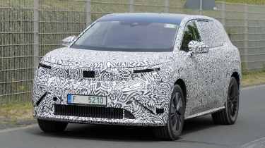 Skoda Vision 7S seven-seat EV - static front 3/4