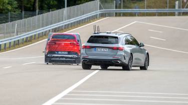 Mercedes brake testing