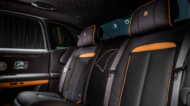 Rolls-Royce Black Badge Ghost Tourist Trophy special edition - rear interior 