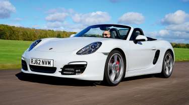 Porsche Boxster - front tracking