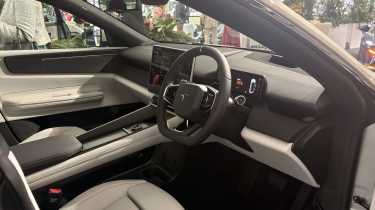 New Polestar 4 at Salon Prive - front interior 