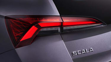 Skoda Scala facelift - rear light