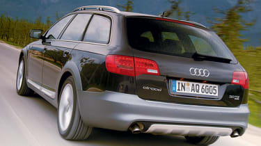 Rear view of Audi A6 Allroad