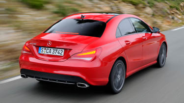 Mercedes CLA rear tracking