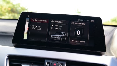 BMW X1 infotainment display