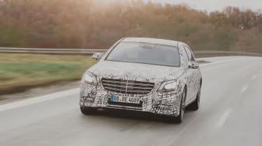 Mercedes S-Class 2017 ride review - front tracking 3