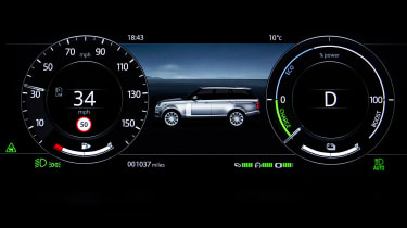 Range Rover PHEV - dials
