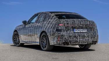 New BMW 3 Series petrol - static rear 3/4