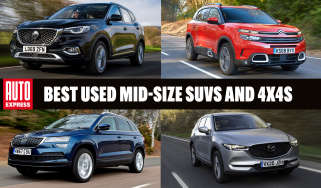 Best used mid-size SUVs - header image