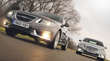 Saab 9-5 vs. Mercedes E-Class