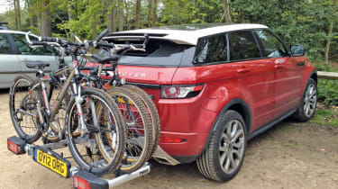Range Rover Evoque bike rack