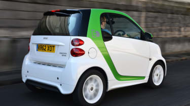 Smart ForTwo Electric Drive rear tracking