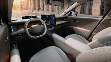 New Hyundai Tucson Mk5 - front interior