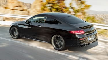 New Mercedes C-Class Coupe - rear