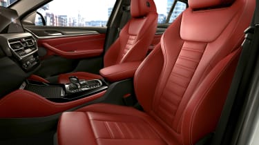BMW X4 - front seats