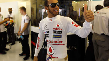 Lewis Hamilton remains upbeat despite his retirement from the Abu Dhabi GP