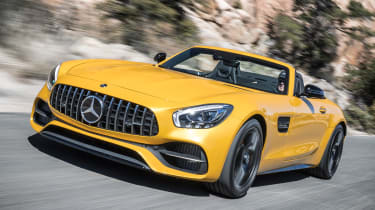 Mercedes-AMG GT C Roadster 2017 - front tracking
