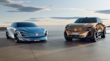 Peugeot Concept 6 and Concept 8 - front end