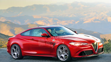 New Alfa Romeo GTV - front (watermarked)