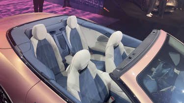 Maserati GranCabrio Folgore reveal event seats