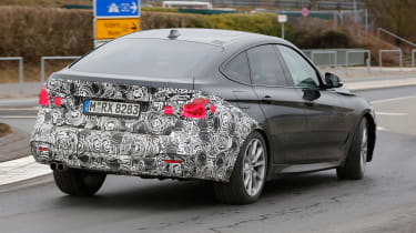BMW 3 Series GT facelift spied 15