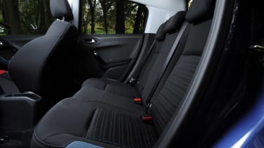 Peugeot 208 rear seats