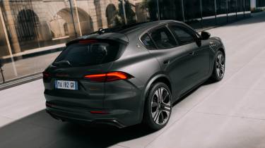 Maserati Grecale Folgore - grey rear angled