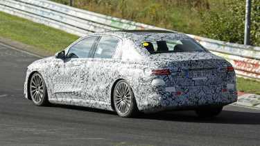 Mercedes E-Class Electric - dynamic rear 3/4